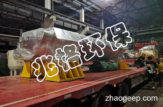 兆格環(huán)保全自動(dòng)液壓壓榨機(jī)驗(yàn)收合格成功發(fā)貨