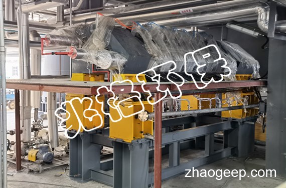 江蘇某客戶訂購的兆格環(huán)保2套全自動(dòng)液壓壓榨機(jī)指導(dǎo)安裝完成